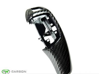 RW Carbon - BMW Carbon Fiber Gear Selector Cover - Non Sport bmwf30020 - Image 2
