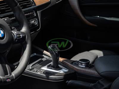 RW Carbon - BMW Carbon Fiber Gear Selector Cover - M Sport bmwf32003 - Image 2