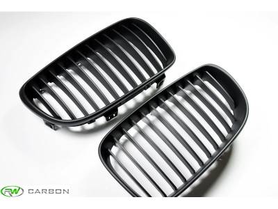 RW Carbon - BMW E82 E88 Matte Black Grilles bmwe82011 - Image 3