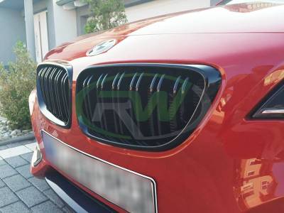 RW Carbon - BMW F22 F23 F87 Double Slat Gloss Black Grilles bmwf22004 - Image 5