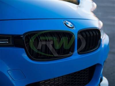 RW Carbon - BMW F30 F31 Double Slat Gloss Black Grilles bmwf30028 - Image 3
