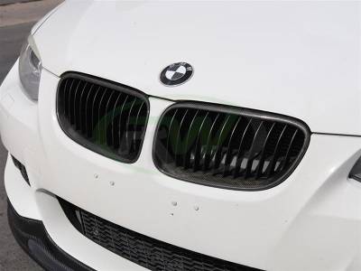 BMW E92 E93 Carbon Fiber Double Slat Grilles - 2011+ bmwe92009-2011