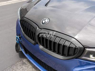 BMW G20 Carbon Fiber Grille Surrounds bmwg20012