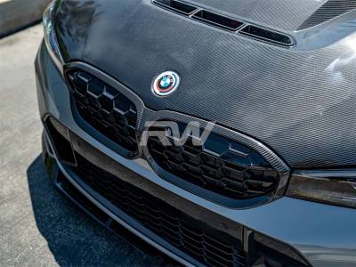 RW Carbon - BMW G20 LCI Diamond Carbon Fiber Grille bmwg20044 - Image 3