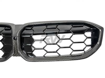 RW Carbon - BMW G20 LCI Diamond Carbon Fiber Grille bmwg20044 - Image 6