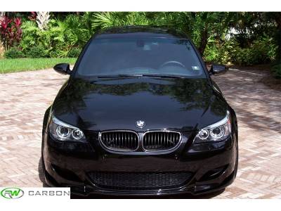 RW Carbon - BMW E60 E61 Carbon Fiber Kidney Grilles bmwe60001 - Image 2