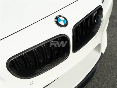 RW Carbon - BMW F06 F12 F13 Carbon Fiber Grilles bmwf12003 - Image 3