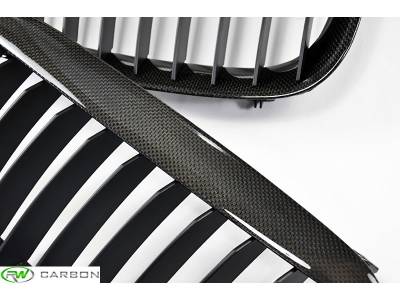 RW Carbon - BMW E63 E64 6 Series Carbon Fiber Grilles bmwe63006 - Image 2