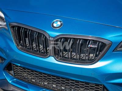 RW Carbon - BMW F87 M2 Competition CF Grille Replacement bmwf8728 - Image 2