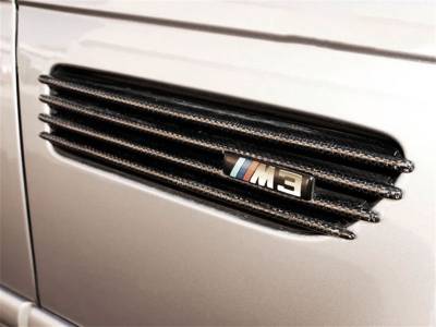 BMW E46 M3 Carbon Fiber Fender Grilles bmwe46m310