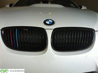 RW Carbon - BMW E90 E92 E93 M3 Gloss Black Grilles bmwe9xm323 - Image 3