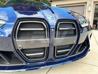 RW Carbon - BMW G8X M3/M4 SQ Style Carbon Fiber Grille bmwg8x035 - Image 3