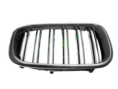 RW Carbon - BMW G01 G02 F97 F98 Pre LCI Dual Slat CF Grilles bmwg01013 - Image 3