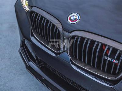 BMW G01 X3 G02 X4 LCI Carbon Fiber Grille Surround bmwg01012