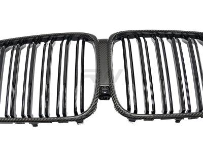 RW Carbon - BMW G05 F95 Pre LCI Dual Slat Carbon Fiber Grilles bmwg0514 - Image 3