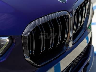 RW Carbon - BMW F95 X5M Carbon Fiber Grille Surround bmwf95020 - Image 2