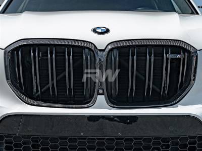 RW Carbon - BMW F95 X5M Carbon Fiber Grille Surround bmwf95020 - Image 3