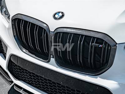 RW Carbon - BMW F95 X5M Carbon Fiber Grille Surround bmwf95020 - Image 4