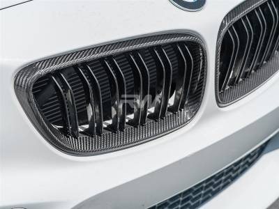 RW Carbon - BMW F22 F23 F87 Carbon Fiber Grille Surrounds bmwf22020 - Image 2
