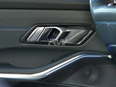 BMW G20 Carbon Fiber Interior Door Handle Trims bmwg20015