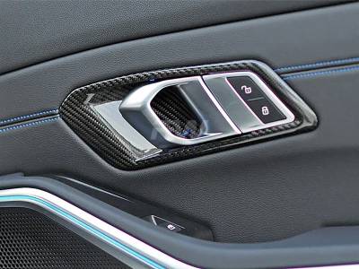 RW Carbon - BMW G80 M3 Carbon Fiber Door Handle Trims bmwg8x021 - Image 2