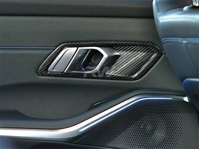 RW Carbon - BMW G80 M3 Carbon Fiber Door Handle Trims bmwg8x021 - Image 3