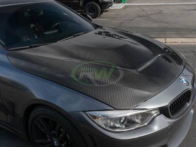 BMW F30/F32 GTS Style Carbon Fiber Hood bmwf30041