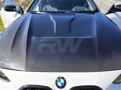 RW Carbon - BMW G22 G23 4-Series Carbon Fiber Hood bmwg2208 - Image 2