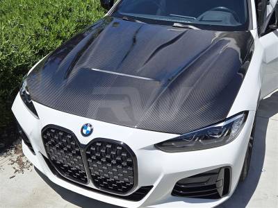 RW Carbon - BMW G22 G23 4-Series Carbon Fiber Hood bmwg2208 - Image 3
