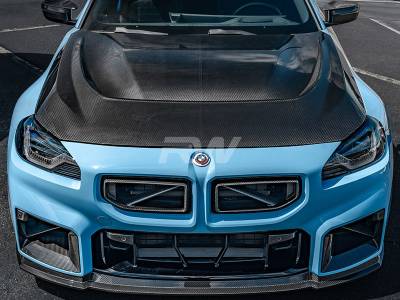 RW Carbon - BMW G87 M2 / G42 2-Series Carbon Fiber DTM Hood bmwg87034 - Image 2