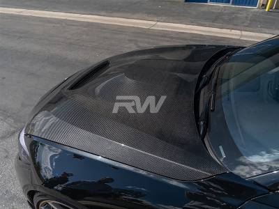 RW Carbon - BMW F20 F22 F87 M2 GTS Style Carbon Fiber Hood bmwf8722 - Image 3