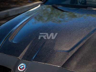RW Carbon - BMW G8X M3/M4 Carbon Fiber CS Style Hood bmwg8x024 - Image 4