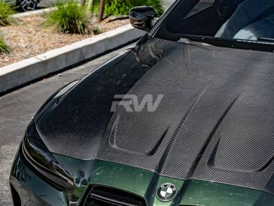 RW Carbon - BMW G8X M3/M4 OEM Style Carbon Fiber Hood bmwg8x014 - Image 4