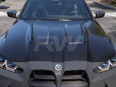 RW Carbon - BMW G8X M3 M4 Aluminum DTM Hood bmwg8x023 - Image 3