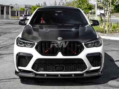 RW Carbon - BMW G06 X6 F96 X6M Carbon Fiber Hood bmwg06004 - Image 2