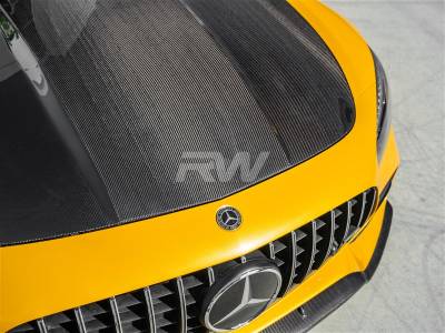 RW Carbon - Mercedes C190 R190 RWS Carbon Fiber Hood mercc190011 - Image 3
