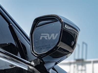 RW Carbon - BMW G60 G70 Carbon Fiber Mirror Cap Replacements bmwg6002 - Image 2