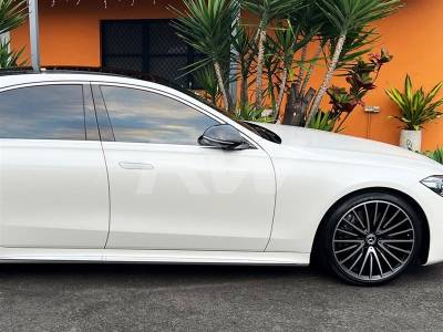 RW Carbon - Mercedes C236 CLE Carbon Fiber Mirror Caps mercc23601 - Image 2