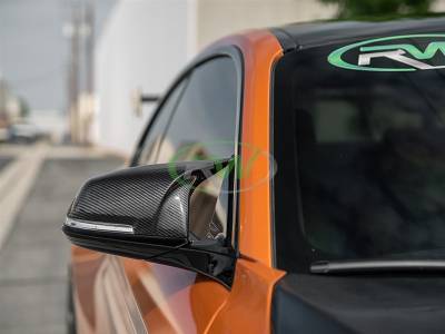 RW Carbon - BMW F22 F30 F32 F87 M Styled CF Mirror Caps bmwf30038 - Image 2