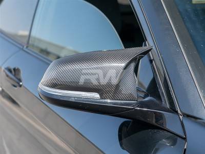 RW Carbon - BMW F22 F30 F32 F87 M Styled CF Mirror Caps bmwf30038 - Image 3
