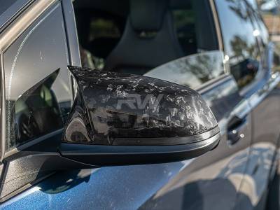 BMW F22 F30 F32 F87 Forged Carbon M Style Mirror Caps bmwf30043
