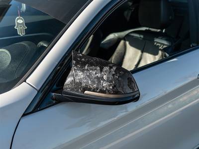 RW Carbon - BMW F22 F30 F32 F87 Forged Carbon M Style Mirror Caps bmwf30043 - Image 3