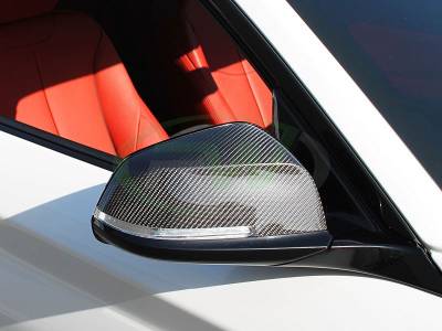 BMW F22 F30 F32 F87 Carbon Fiber Mirror Caps bmwf30005