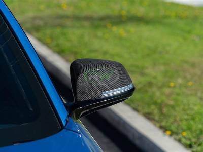 RW Carbon - BMW F22 F30 F32 F87 Carbon Fiber Mirror Caps bmwf30005 - Image 2
