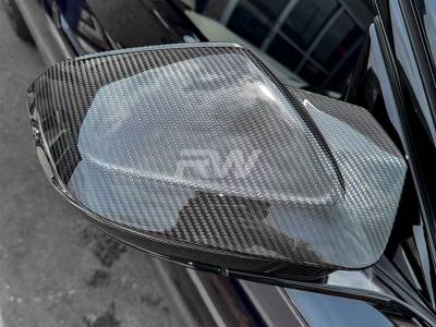 RW Carbon - BMW G60 G70 M Styled CF Mirror Cap Replacements bmwg6001 - Image 3