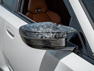 BMW G8X Forged Carbon Mirror Cap Replacements bmwg87035