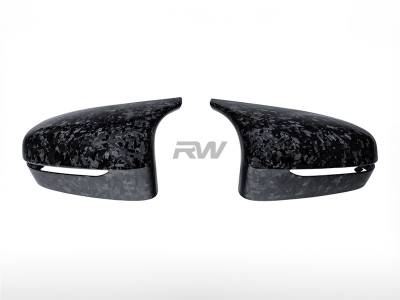 RW Carbon - BMW M5/M8 Forged Carbon Mirror Cap Replacements bmwf90039 - Image 2