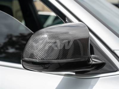 RW Carbon - BMW F15 X5/F16 X6 M Style Dry CF Mirror Caps bmwf15004 - Image 2