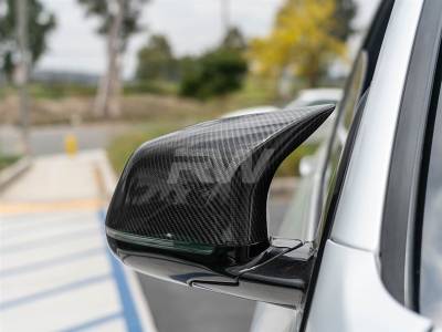 RW Carbon - BMW F15 X5/F16 X6 M Style Dry CF Mirror Caps bmwf15004 - Image 3