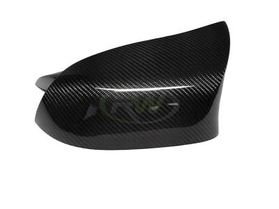 RW Carbon - BMW F15 X5/F16 X6 M Style Dry CF Mirror Caps bmwf15004 - Image 5